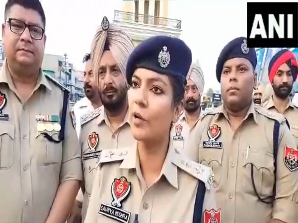 Ferozepur SSP Somya Mishra (Photo/ANI) 