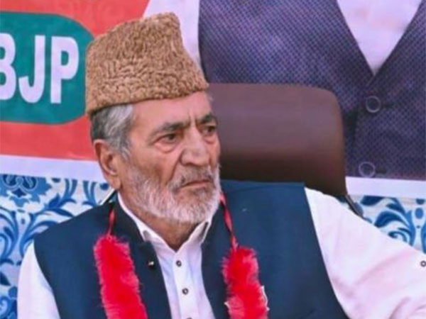 BJP candidate Mushtaq Bukhari (Photo/ X @KavinderGupta)