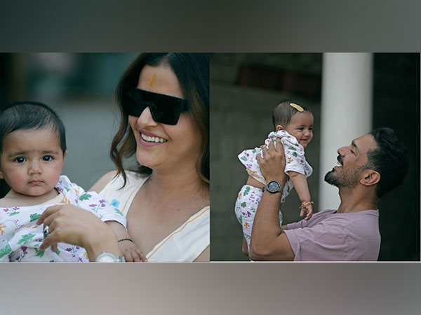 Rubina Dilaik, Abhinav Shukla with twin daughters Edhaa and Jeeva (Photo/Instagram@AbhinavShukla)