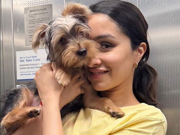 Shraddha Kapoor with her pet (Photo/Instagram@shraddhakapoor)