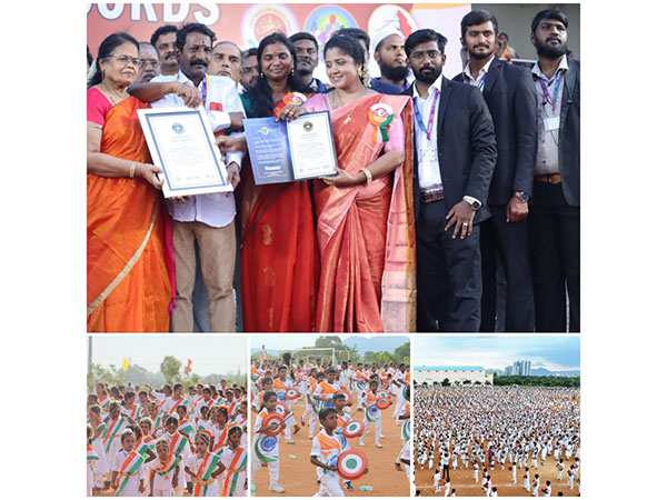 Achievement Of Nobel World Record By Performing Tamilan Traditional Dance Forms By Janashiksha Kalalayam, Konavattam, Vellore [Dist] – Tamilnadu.