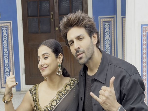 Vidya Balan, Kartik Aaryan (Photo/ANI)