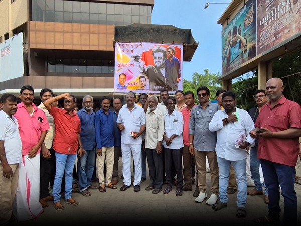 Public outside theatres to celebrate 'Vettaiyan' release (Photo/ANI)