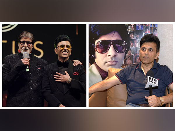 Megastar Amitabh Bachchan and producer Anand Pandit (Image source: ANI and Anand Pandit)