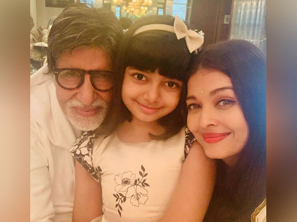 Megastar Amitabh Bachchan, Aishwarya Rai Bachchan, Aaradhya (Image source: Instagram @aishwaryaraibachchan_arb)
