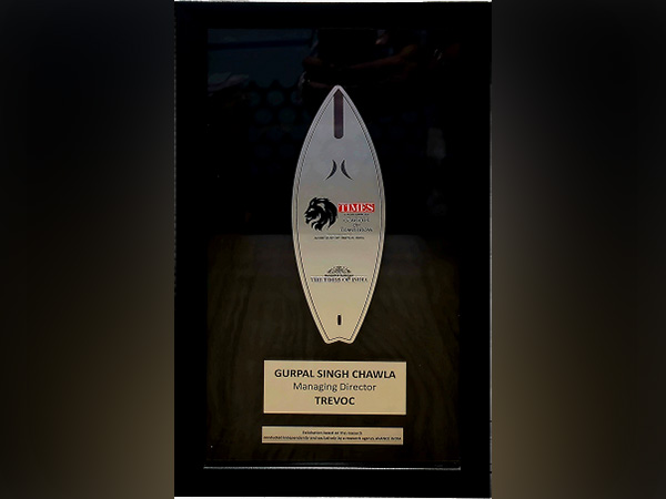 Gurpal Singh Chawla, MD, TREVOC, Honoured as a “Leader of Tomorrow” by Times of India