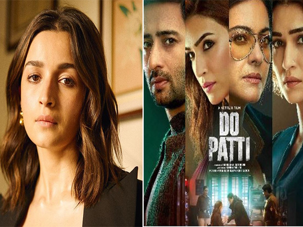 Alia Bhatt, Do Patti poster (Image Source: Instagram@aliabhatt, kajol)