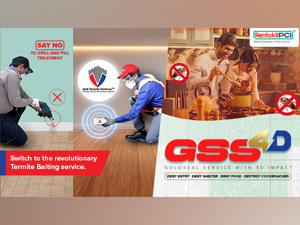 Anti-Termite Fortress for termite colony elimination and GoldSeal Service 4D for cockroaches