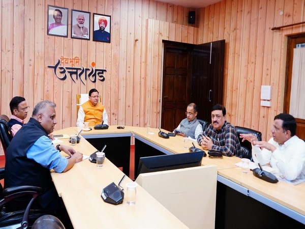 Utttarakhand Chief Secy Radhu Raturi chairs 12th meeting of UHFWC (Photo/ANI)
