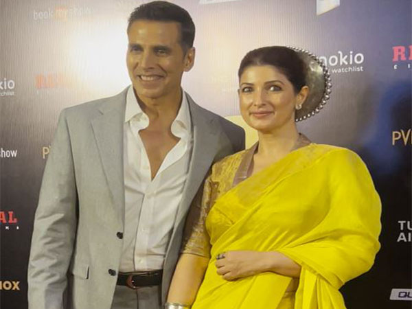 Bollywood couple Twinkle Khanna  and Akshay Kumar (Image source: ANI)