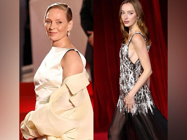 Uma Thurman (Image source: Instagram/ @umathurman),  Phoebe Dynevor  (Image source: Instagram/ @phoebedynevor)