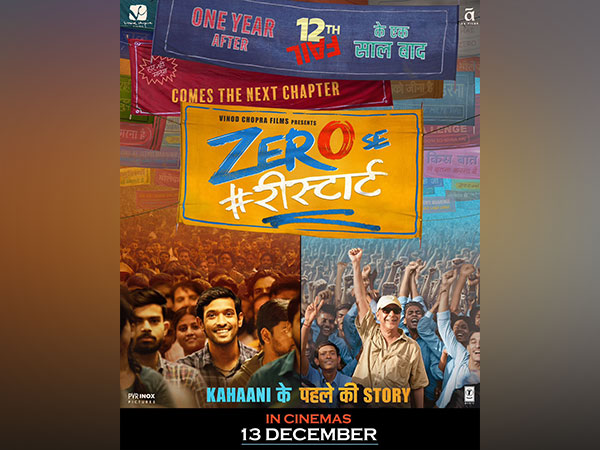 Zero Se Restart poster (Image source:Instagram/ @vidhuvinodchoprafilms)