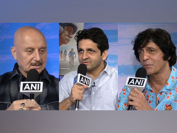Anupam Kher, Akshay Roy, Chunky Pandey (Photo/ANI)