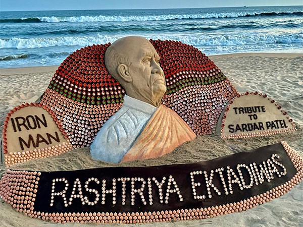 Sand art made by Sudarsan Pattnaik (Photo/ANI)