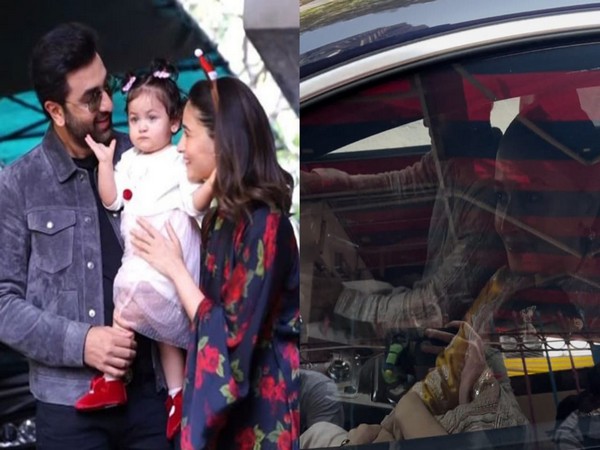 Alia Bhatt, Ranbir Kapoor with daughter Raha (Photo/ANI)