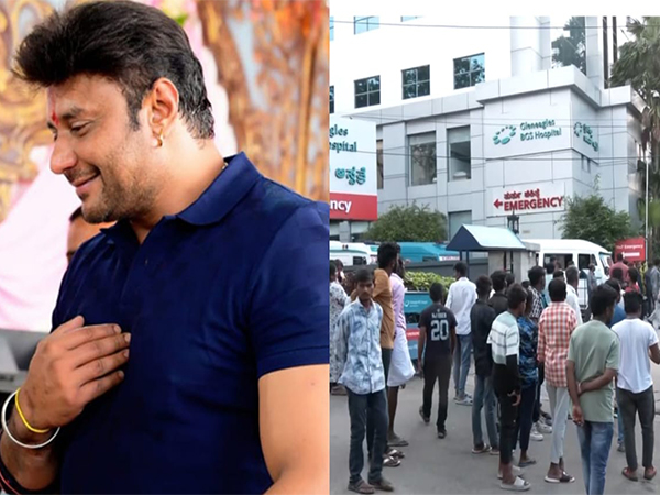 Actor Darshan, BGS Hospital (Photo/Instagram//@dasadarshan, ANI)