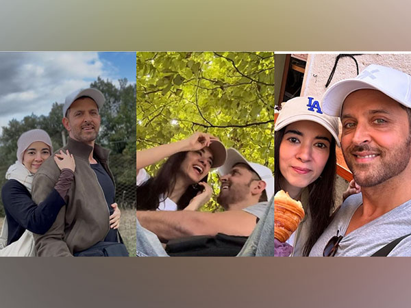 Hrithik Roshan, Saba Azad (Image Source; Instagram@hrithikroshan)