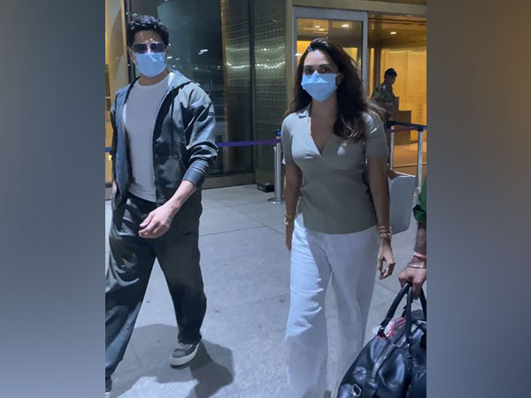 Bollywood couple Sidharth Malhotra and Kiara Advani (Image source: ANI)