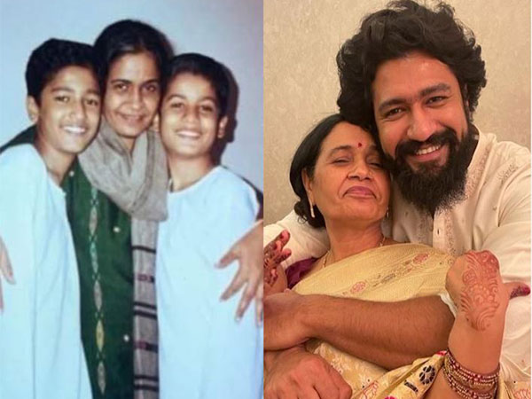 Vicky Kaushal, Veena Kaushal, Sunny Kaushal (Image Source: Instagram@VickyKaushal)