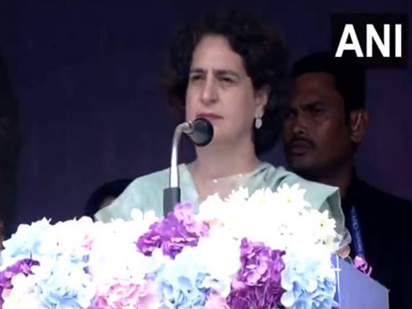 Congress leader Priyanka Gandhi Vadra. (Photo/ANI)