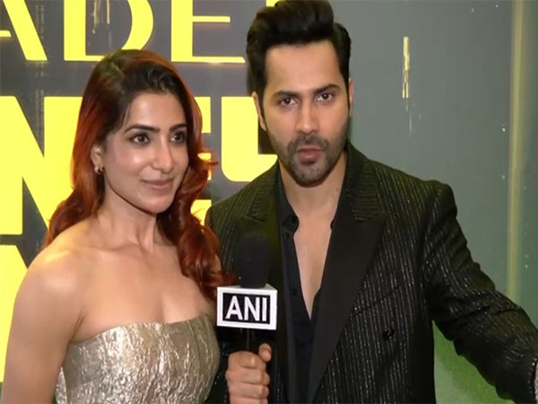 Actors Varun Dhawan and Samantha Ruth Prabhu (Image source: ANI)