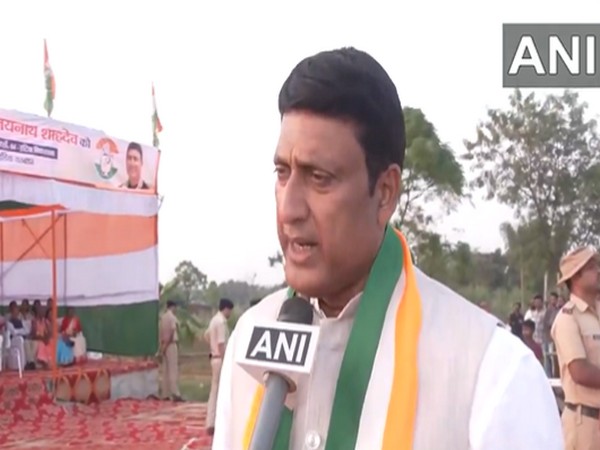 Congress candidate from Hatia assembly constituency, Ajay Nath Shah Deo. (Photo/ANI)