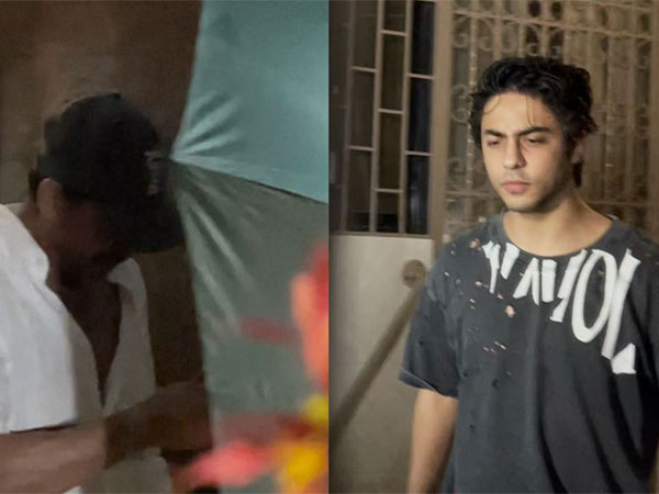 Shah Rukh Khan, Aryan Khan (Photo/ANI)