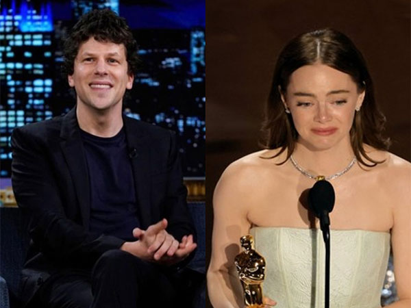 Jesse Eisenberg (Image source:Instagram/ @fallontonight), Emma Stone (Image source: X/@TheAcademy)