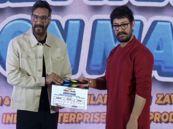 Actors Aamir Khan and Ajay Devgn (Image source: ANI)