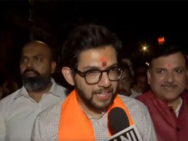 Shiv Sena (UBT) candidate Aditya Thackeray (Photo/ANI)