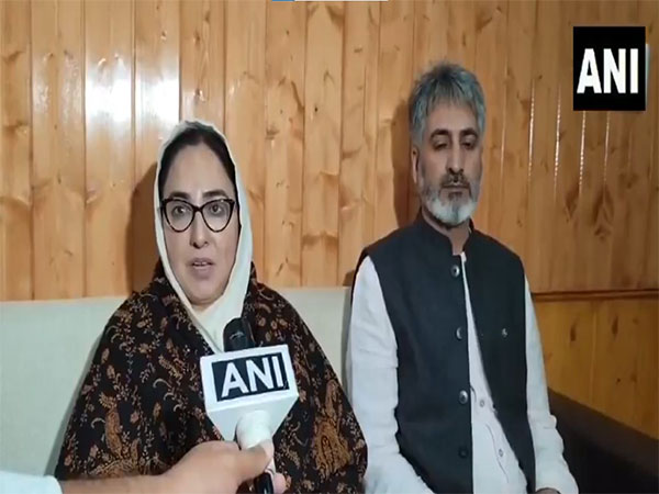 Jammu and Kashmir Waqf Board chairperson and Bharatiya Janata Party (BJP) leader Darakhshan Andrabi (Photo/ANI)