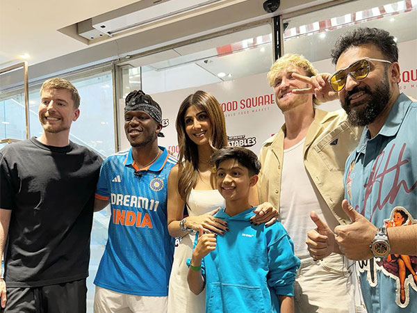 Shilpa Shetty meets MrBeast, Logan Paul (Photo/instagram/@theshilpashetty)