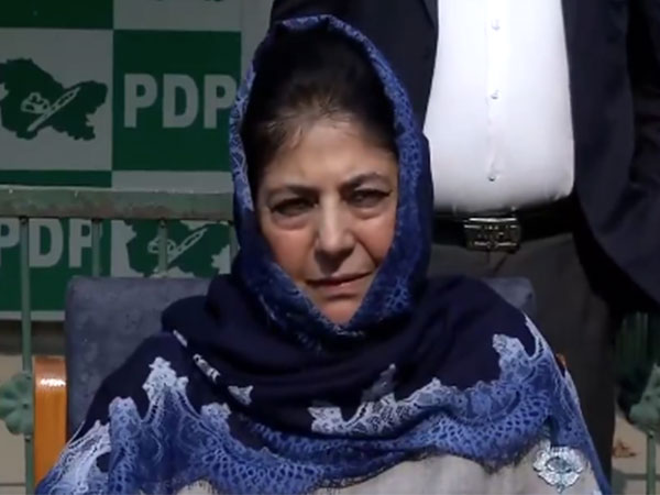 PDP Chief Mehbooba Mufti (Photo/ANI)