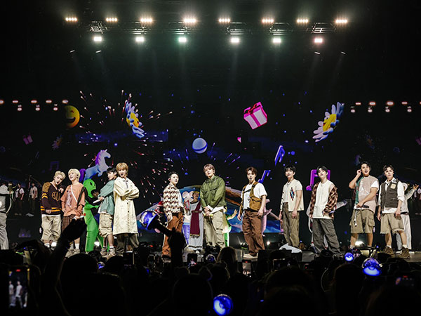  K-pop group SEVENTEEN wraps up the US leg (Photo/Band's team)  