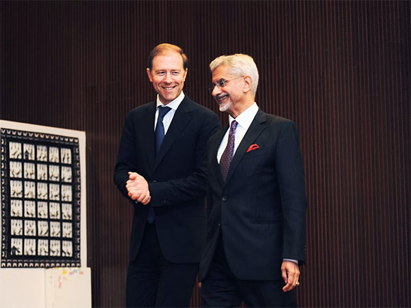 Russia's First Deputy Prime Minister Denis Manturov and EAM Jaishankar (Image: X@DrSJaishankar)