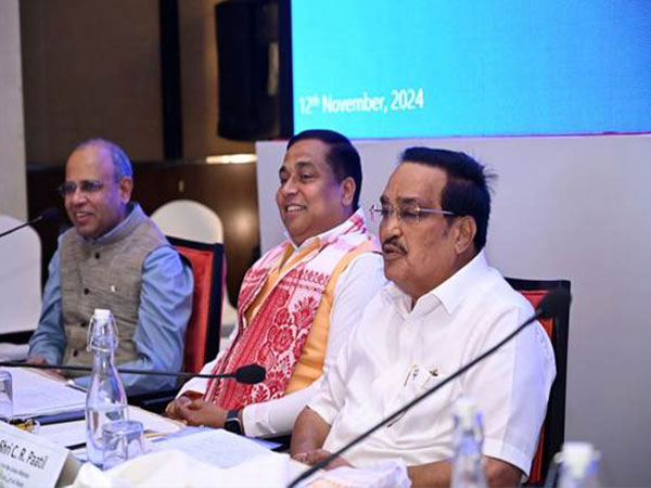 Union Jal Shakti Minister CR Paatil chairs the 13th high-powered review meeting of Brahmaputra Board (Photo/ANI)