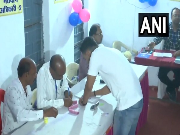 Polling underway for Budhni assembly bypolls (Photo/ANI)  