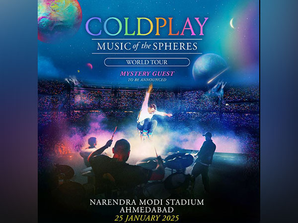 Poster of upcoming Coldplay Ahemedabad concert (Photo/X/@coldplay)