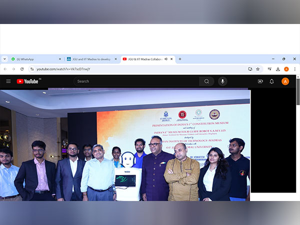 JGU and IIT Madras Collaborate to Design Advanced Robot Tour Guide for India’s First Constitution Museum  
