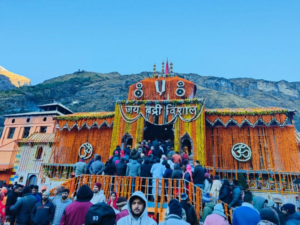 A visual from Badrinath Dham. (Photo/ ANI)
