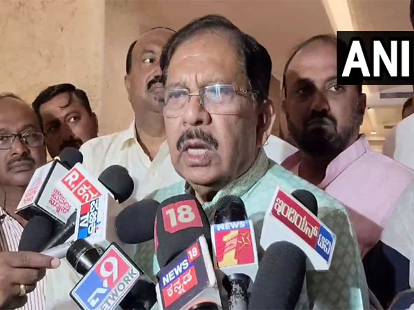 Karnataka Home Affairs Minister G Parameshwara (Photo/ANI)
