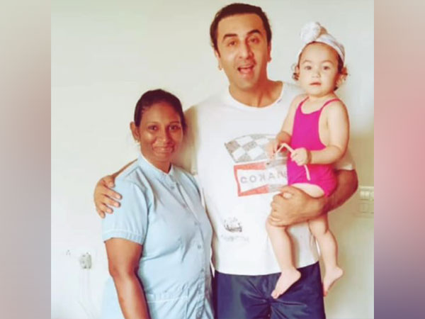 Actor Ranbir Kapoor and his daughter (Image source: Instagram @raha.kapoor)