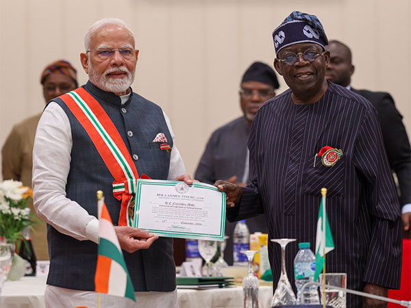 Nigeria President Bola Ahmed Tinubu conferred 