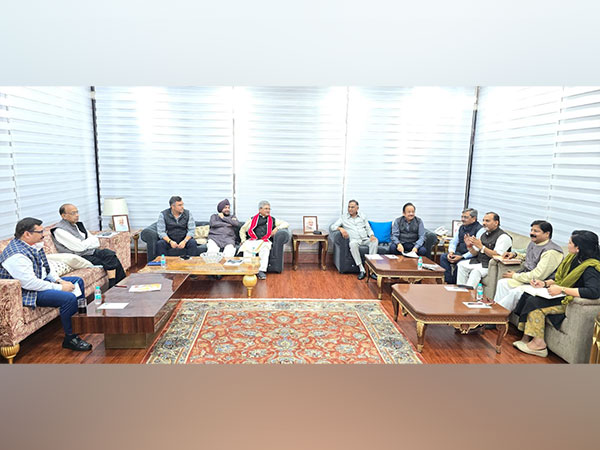 BJP leaders during a meeting (Photo/BJP)