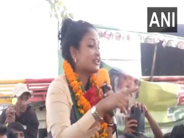 JMM candidate from Gandey constituency, Kalpana Soren (Photo/ANI)