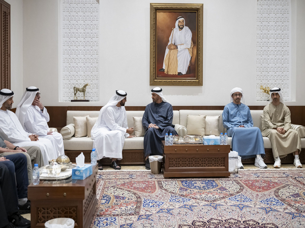 UAE President offers condolences on passing of Faris Al Mazrouei’s mother (Image/WAM)