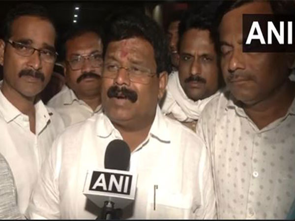 Nagpur District Congress Committee. President Vikas P. Thakre. (Photo/ANI)