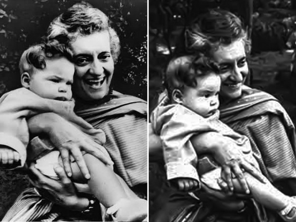 Childhood photos of Rahul Gandhi with Indira Gandhi (Photo/X @RahulGandhi) 