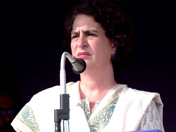  Congress leader Priyanka Gandhi Vadra (Photo/ANI)