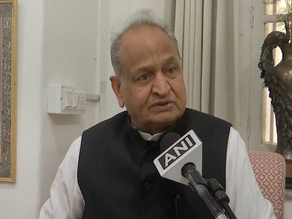 Former Chief Minister of Rajasthan and Congress leader Ashok Gehlot. (Photo/ANI)